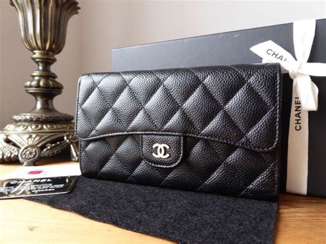 black caviar chanel wallet